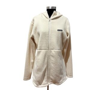 Columbia women's Sherpa Fleece Full Zip Hooded jacket size L